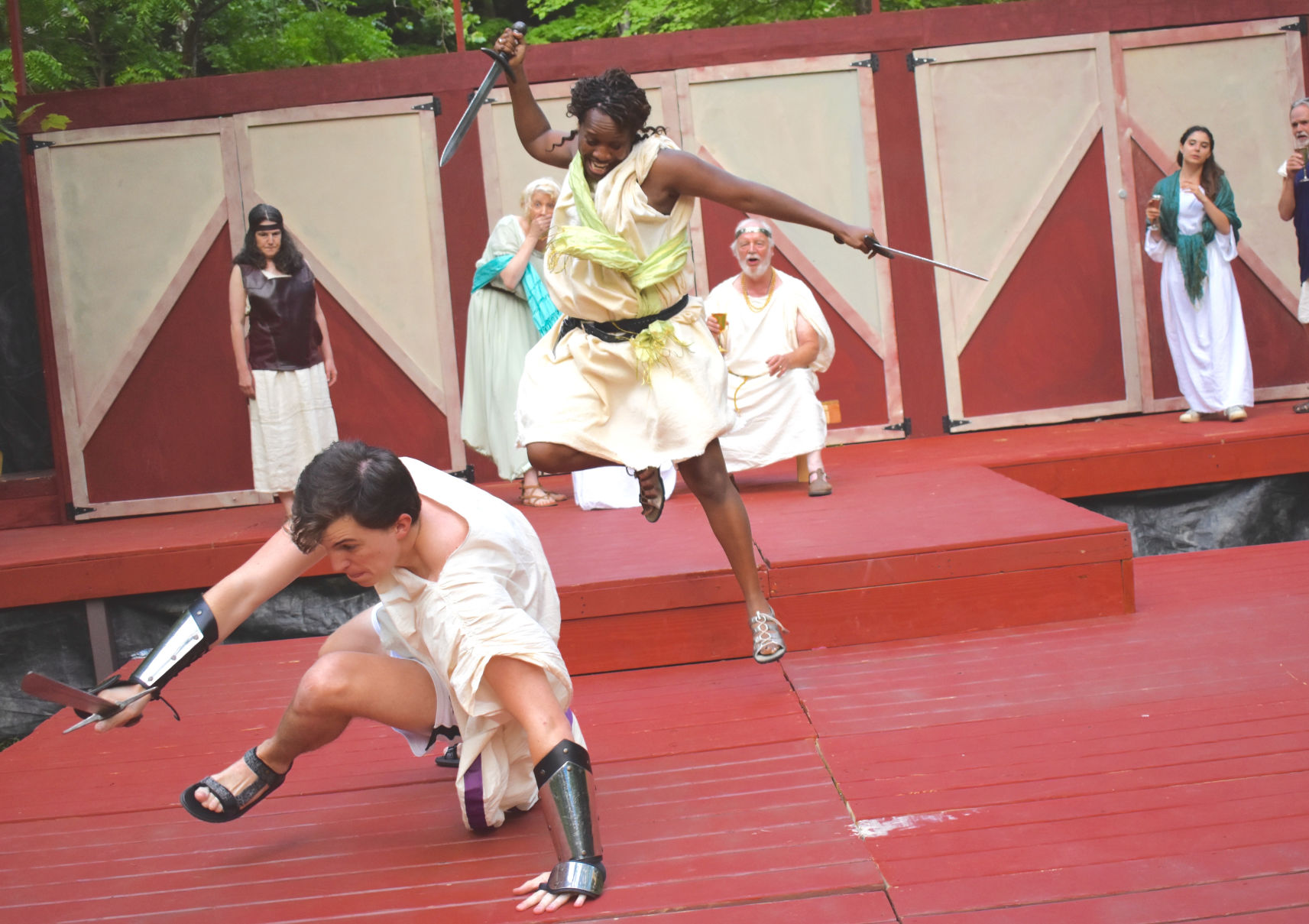Ithaca Shakespeare Festival rehearsals